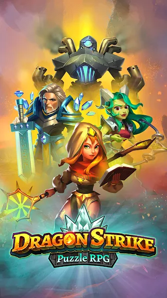Скачать Dragon Strike: Puzzle RPG — Модификация Безлимитные ресурсы и усиленные драконы — скриншот 5
