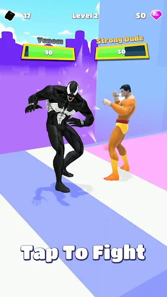 Symbiote Rush MOD — Безлимитные деньги и усиленные симбиоты на Андроид — скриншот 4 Symbiote Rush MOD — Безлимитные деньги и усиленные симбиоты на Андроид — скриншот 4