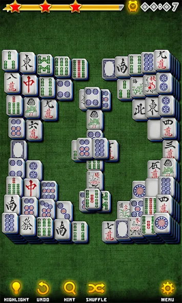 Mahjong Legend MOD APK — Безлимитные подсказки и отмена ходов — скриншот 1