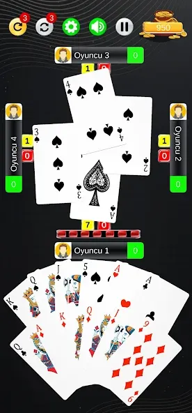 Batak - Koz Maça MOD — Безлимитные деньги и все карты открыты на Андроид — скриншот 1