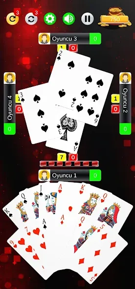 Batak - Koz Maça MOD — Безлимитные деньги и все карты открыты на Андроид — скриншот 3