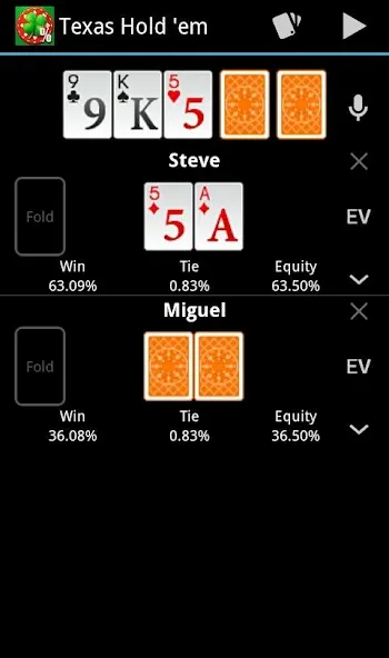 Poker Calculator — Точный расчёт покерных комбинаций — скриншот 1