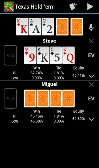 Poker Calculator — Точный расчёт покерных комбинаций — скриншот 3