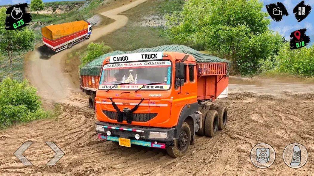 Скачать Cargo Truck Simulator Games 3D MOD APK — Безлимитные деньги и топливо — скриншот 2