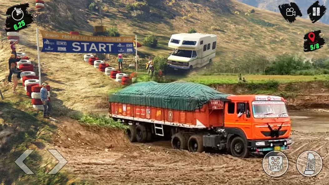 Скачать Cargo Truck Simulator Games 3D MOD APK — Безлимитные деньги и топливо — скриншот 3