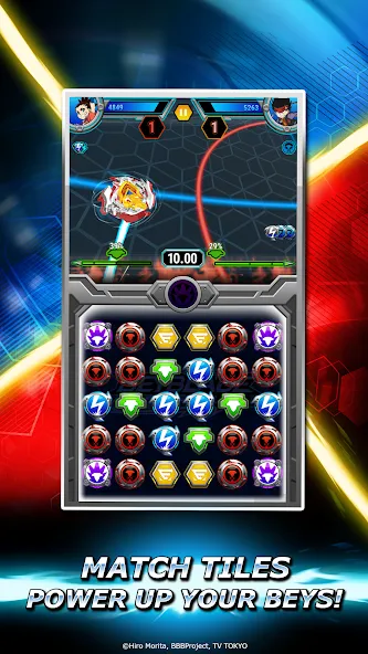 Beyblade Burst Rivals Mod APK Безлимитные деньги и усиленные бейблейды — Скачать на Андроид — скриншот 3