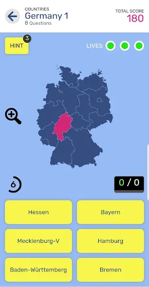 Map Quiz World Geography (Мод Открыты все карты и уровни) — скриншот 2