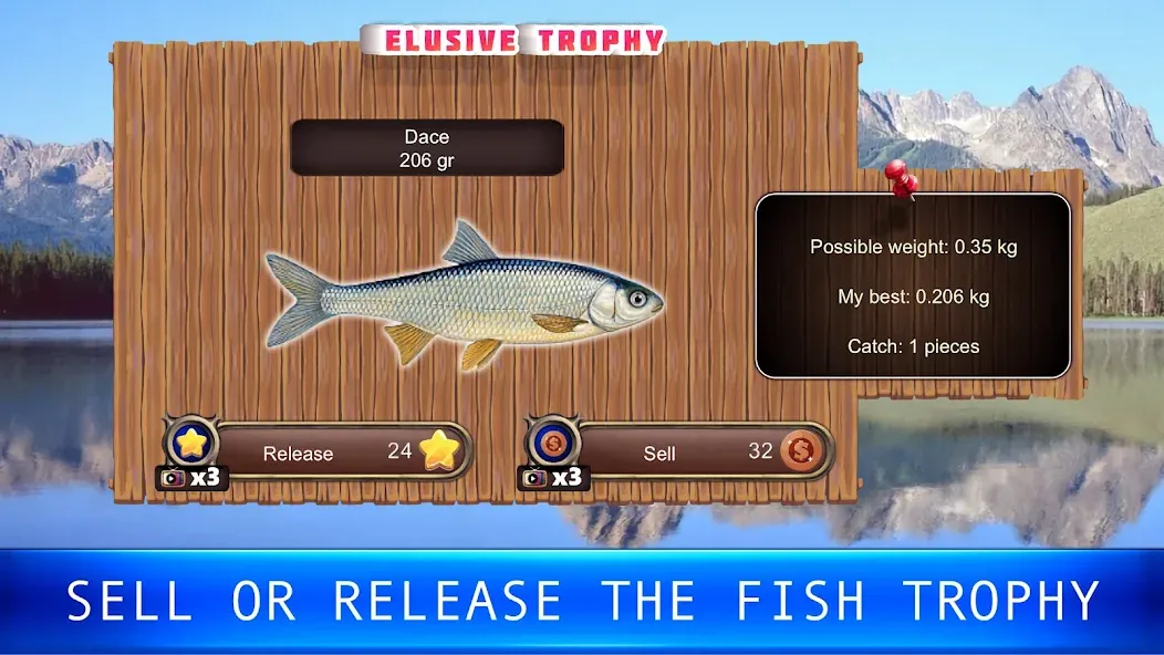 Скачать Fish rain: sport fishing на телефон — Безлимитные деньги и редкие рыбы — скриншот 2