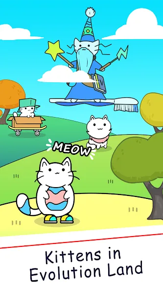 Cat Game Purland offline games — Взломанная версия (Безлимитные монеты и все котики открыты) — скриншот 2
