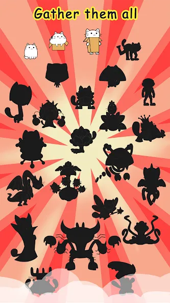 Cat Game Purland offline games — Взломанная версия (Безлимитные монеты и все котики открыты) — скриншот 4