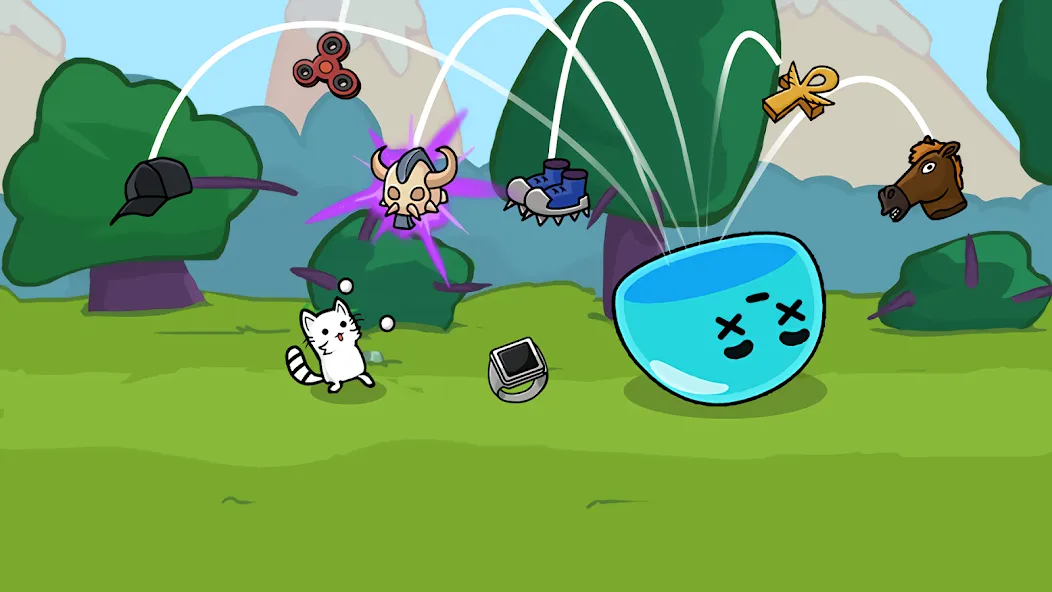 Stickman Cat Gun offline games MOD — Без рекламы и бесконечные патроны на Андроид — скриншот 3