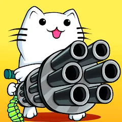 Stickman Cat Gun offline games MOD — Без рекламы и бесконечные патроны на Андроид