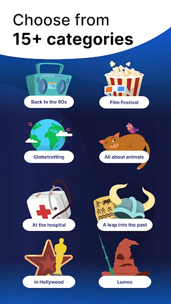 Erudite: Trivia Game & Quiz Mod APK Без рекламы и все вопросы открыты — Скачать на Андроид — скриншот 3