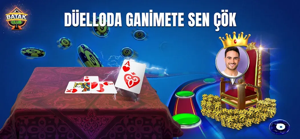 Batak Club - Play Spades MOD — Безлимитные монеты и подсказки на Андроид — скриншот 3