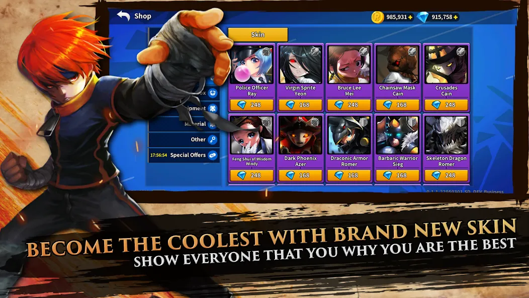 Fight of Legends MOD APK на Android — Безлимитные деньги и усиленные герои — скриншот 2