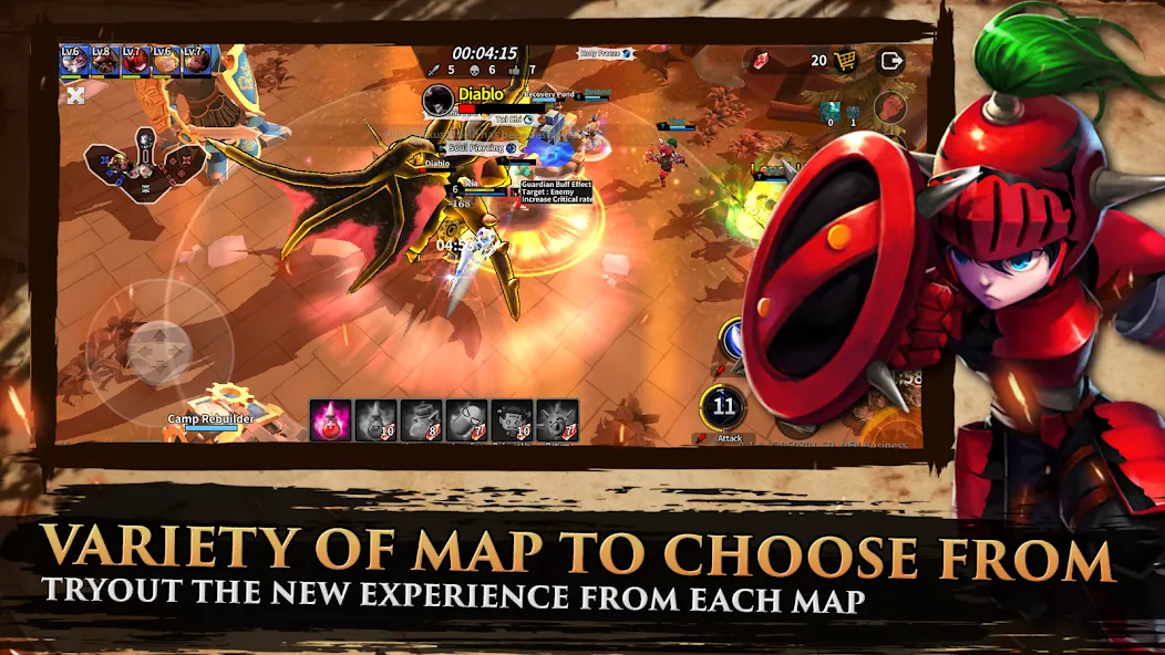 Fight of Legends MOD APK на Android — Безлимитные деньги и усиленные герои — скриншот 3