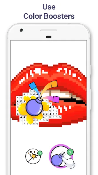 Скачать Pixel Art - Color by Number (Мод: Разблокированы все пиксельные рисунки) на Андроид — скриншот 5