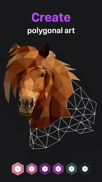 Polygon - Art Coloring Book — Открыты все раскраски и подсказки — скриншот 4 Polygon - Art Coloring Book — Открыты все раскраски и подсказки — скриншот 4