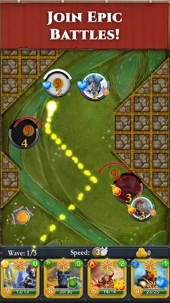 Spells of Genesis MOD APK на Android — Безлимитные монеты и усиленные заклинания — скриншот 2