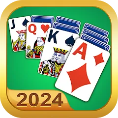 Взломанная Solitaire - 2024 на Андроид — Неограниченные подсказки и отмены