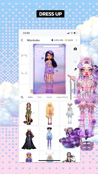 Взломанная Everskies: Virtual Dress up на Андроид — Безлимитные деньги и одежда разблокирована — скриншот 2
