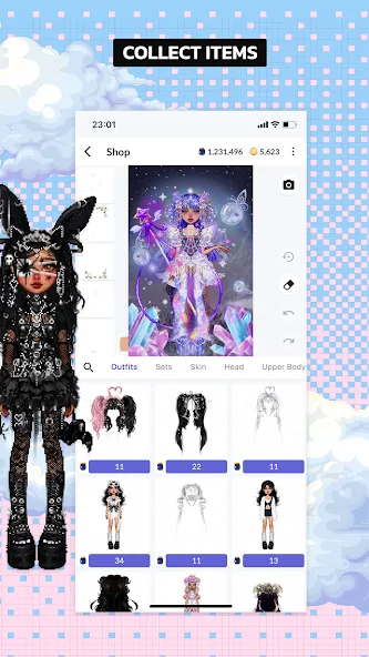 Взломанная Everskies: Virtual Dress up на Андроид — Безлимитные деньги и одежда разблокирована — скриншот 5