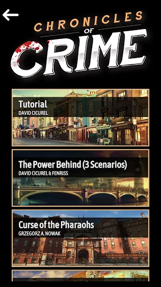 Скачать Chronicles of Crime на Андроид — Открыты все дела и подсказки — скриншот 5