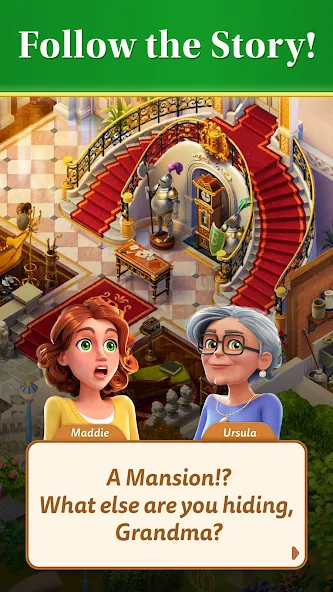 Merge Mansion — Бесконечные монеты и энергия — скриншот 3