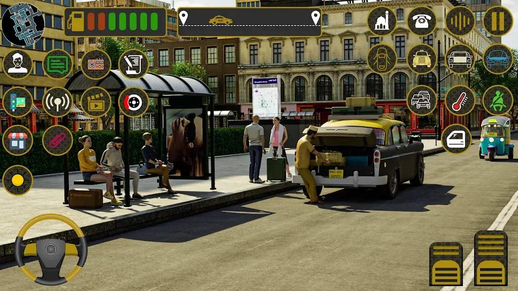 Indian Taxi Simulator car Game MOD APK на Android — Безлимитные деньги и все машины открыты — скриншот 3