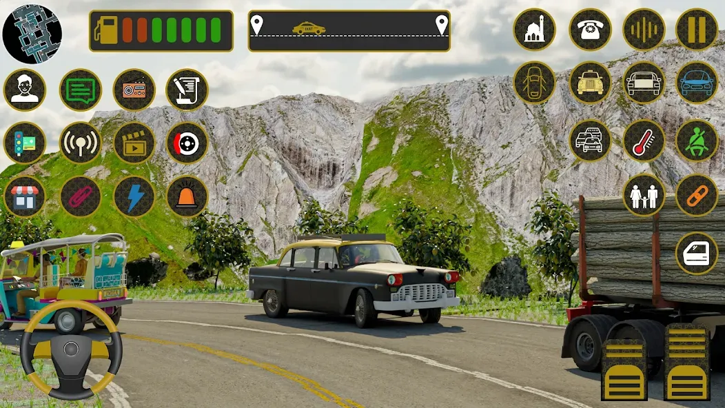 Indian Taxi Simulator car Game MOD APK на Android — Безлимитные деньги и все машины открыты — скриншот 4