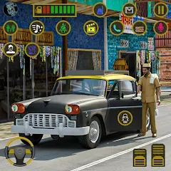 Indian Taxi Simulator car Game MOD APK на Android — Безлимитные деньги и все машины открыты