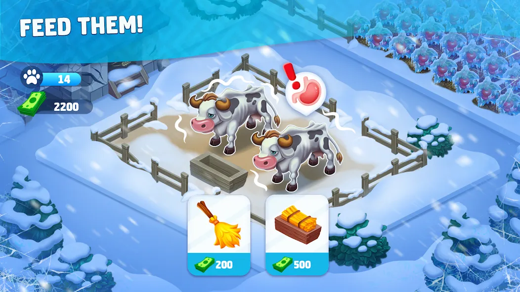 Harvest Land на Андроид — Мод Безлимитные монеты и ускоренное строительство — скриншот 5