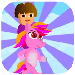 Dora Riding Pony Escape Jungle MOD APK — Безлимитные монеты и все уровни