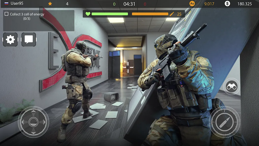 Code of War：Gun Shooting Games MOD APK — Безлимитные деньги и патроны — скриншот 1