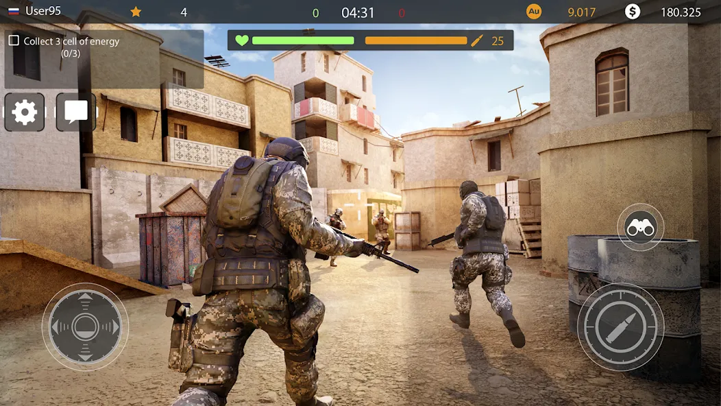 Code of War：Gun Shooting Games MOD APK — Безлимитные деньги и патроны — скриншот 4