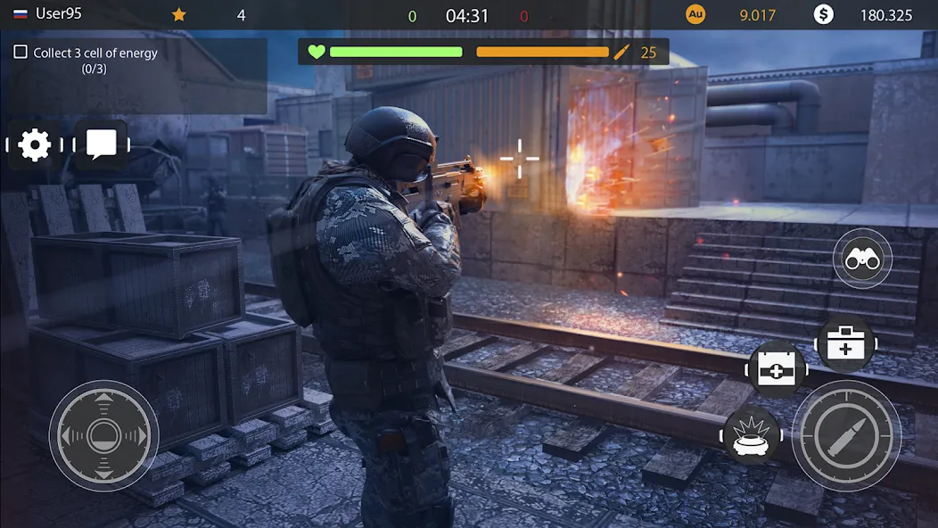 Code of War：Gun Shooting Games MOD APK — Безлимитные деньги и патроны — скриншот 5