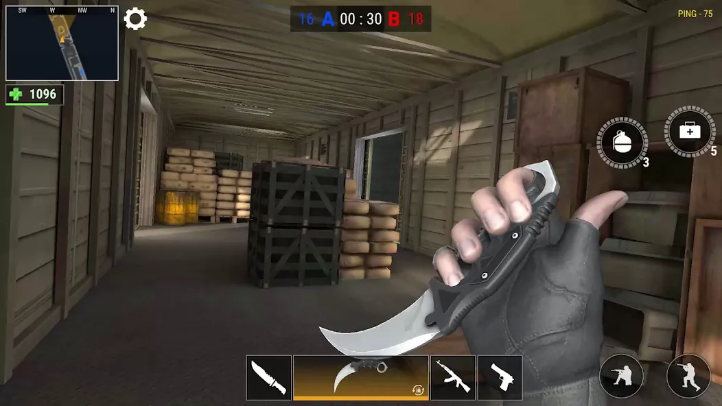 Скачать Modern Gun: Shooting War Games на телефон — Безлимитные деньги и оружие — скриншот 2