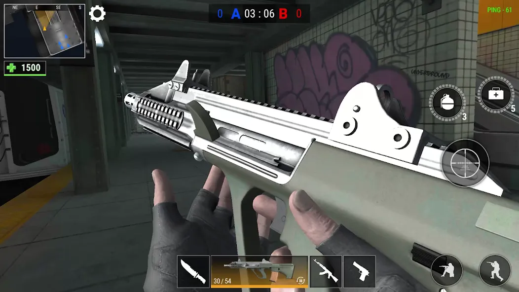 Скачать Modern Gun: Shooting War Games на телефон — Безлимитные деньги и оружие — скриншот 3