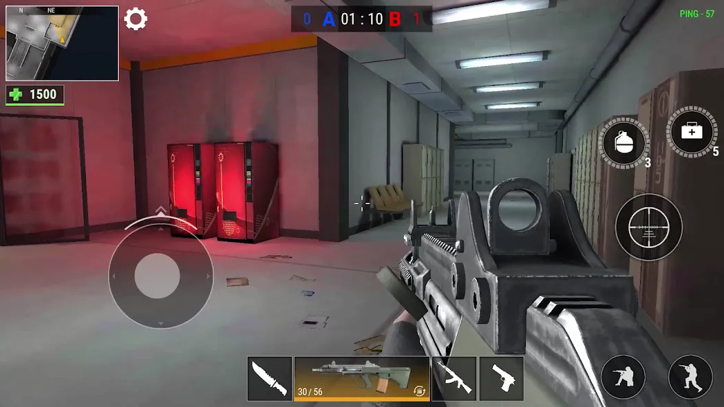 Скачать Modern Gun: Shooting War Games на телефон — Безлимитные деньги и оружие — скриншот 5