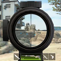 Скачать Modern Gun: Shooting War Games на телефон — Безлимитные деньги и оружие