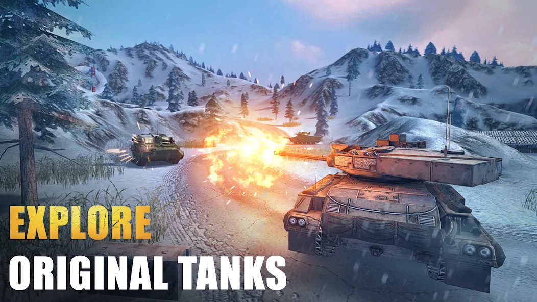 Скачать Tank Force: Tank games blitz с модом — Безлимитные деньги и техника — скриншот 4