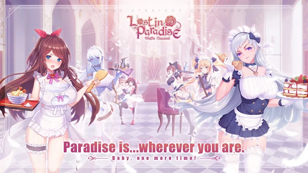Lost in Paradise:Waifu Connect на Андроид — Безлимитные ресурсы и алмазы — скриншот 1