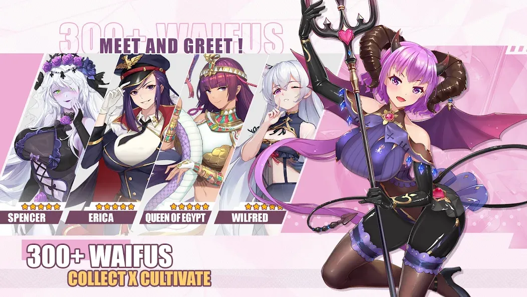 Lost in Paradise:Waifu Connect на Андроид — Безлимитные ресурсы и алмазы — скриншот 2