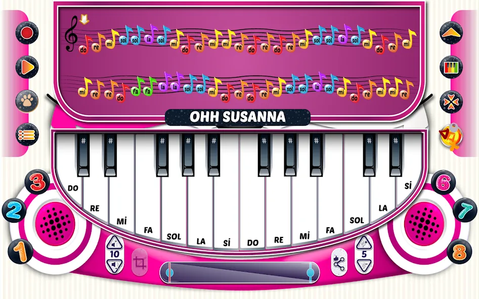 Скачать взломанную Meow Music - Sound Cat Piano — Без рекламы и все ноты открыты — скриншот 3