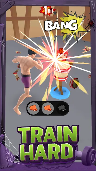 Взлом Idle Gym Life: Strong Man — Безлимитные деньги и сила — скриншот 1
