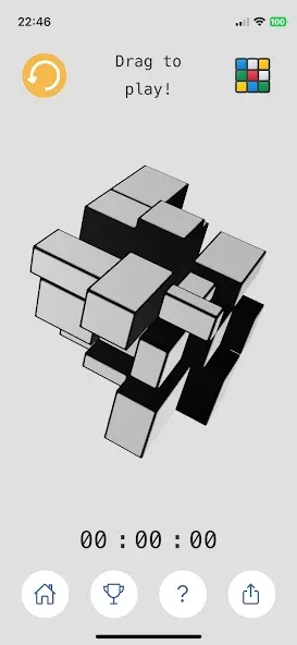 Rubik Master: Cube Puzzle 3D на Андроид — Подсказки и все кубики открыты — скриншот 4
