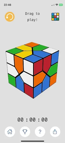 Rubik Master: Cube Puzzle 3D на Андроид — Подсказки и все кубики открыты — скриншот 5