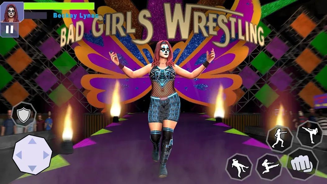 Взломанная Bad Girls Wrestling Game на Андроид — Безлимитные деньги и все персонажи открыты — скриншот 5