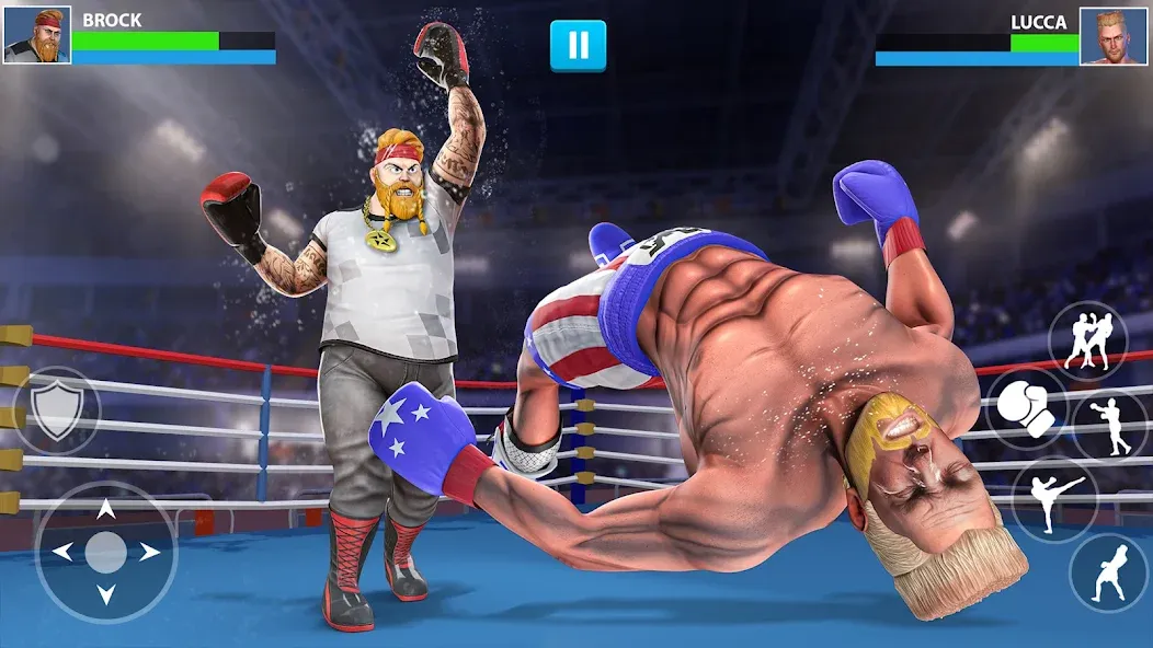 Скачать Punch Boxing Game: Ninja Fight на телефон — Безлимитные деньги и энергия — скриншот 3