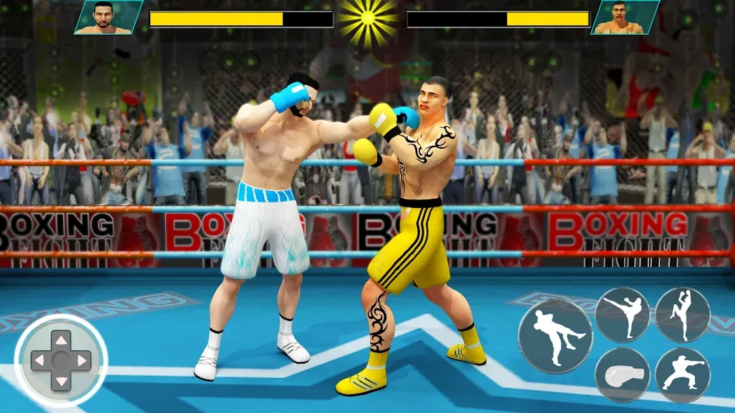 Скачать Punch Boxing Game: Ninja Fight на телефон — Безлимитные деньги и энергия — скриншот 4